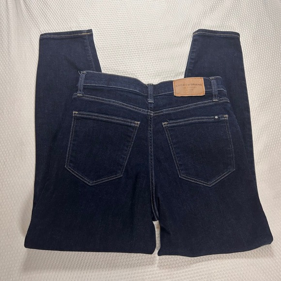 Lucky Brand Denim - Lucky Brand Bridgette High Rise Skinny Ankle Jeans Button Fly Size 8/29 Indigo
